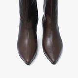 Botin de cuero Coline chocolate
