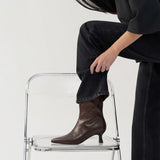 Botin de cuero Coline chocolate