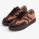 Zapatillas Fausta de cuero rosa