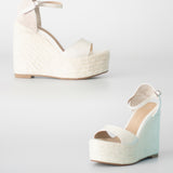 ALPARGATAS DE NOVIA | Emma de cuero ivory (a pedido)