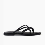 Sandalias Flop de cuero negro