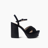 Sandalias Gaia de cuero negro