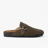 Clogs de cuero Jess Taupé