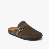 Clogs de cuero Jess Taupé