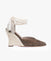 Alpargatas de cuero Palma taupe