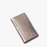 Porta pasaporte de cuero cobre