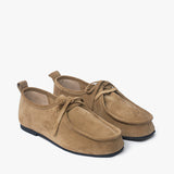 Pratt flats de cuero avellana