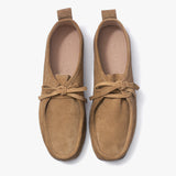 Pratt flats de cuero avellana