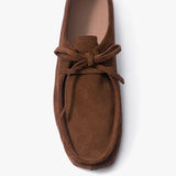 Pratt flats de cuero chocolate