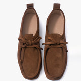 Pratt flats de cuero chocolate