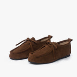 Pratt flats de cuero chocolate