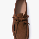 Pratt flats de cuero chocolate