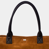 Solene Maxi Tote de Cuero Habano