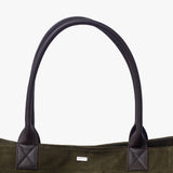 Solene Maxi Tote de Cuero Verde