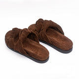 Sandalias Sorento de cuero chocolate