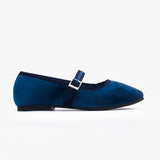 Ballerinas Vienna terciopelo azul