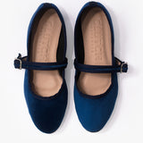 Ballerinas Vienna terciopelo azul
