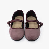 Ballerinas Vienna terciopelo malva