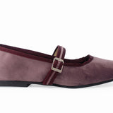 Ballerinas Vienna terciopelo malva