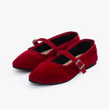 Ballerinas Vienna terciopelo rojo
