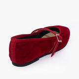 Ballerinas Vienna terciopelo rojo