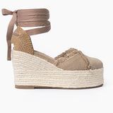 Alpargatas Anafé khaki