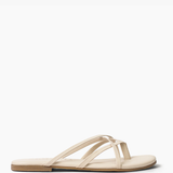 Flop de cuero vainilla