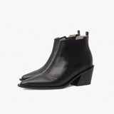 Granada botas de cuero negro