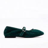 Ballerinas Vienna terciopelo esmeralda