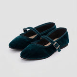 Ballerinas Vienna terciopelo esmeralda